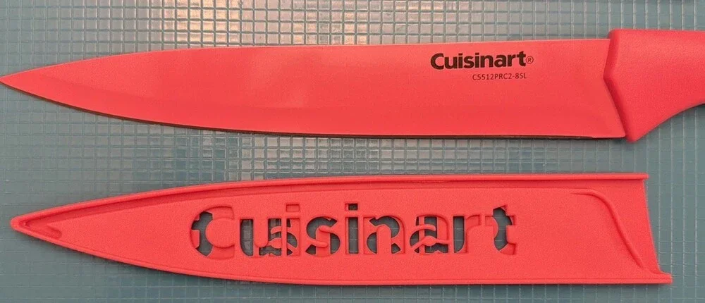 Cuisinart Ceramic Coated Colored Knives 2-pieces Stainless Steel Dishwasher Safe